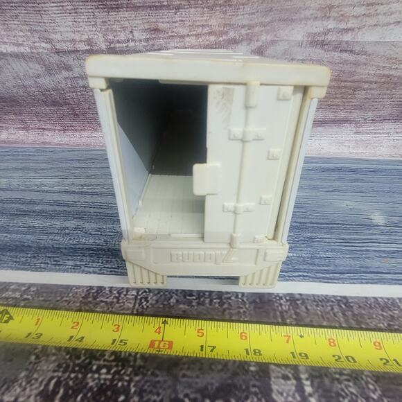 Buddy L True Value Pressed Steel and plastic semi trailer missing 1 rear door - Picture 5 of 9